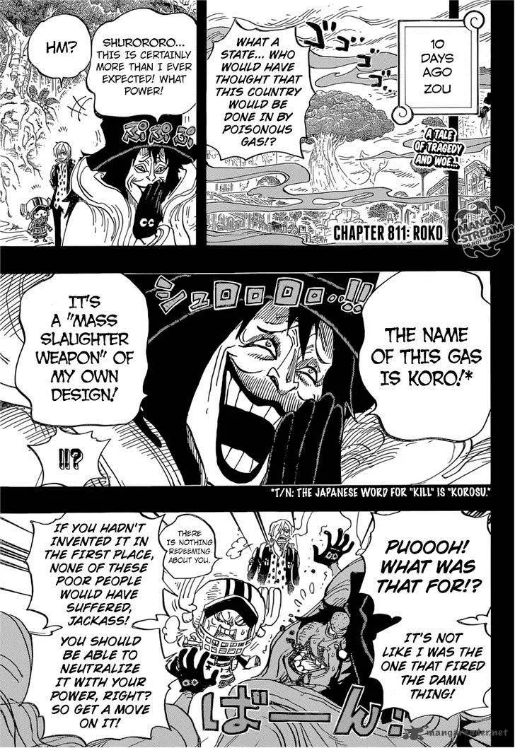 One Piece Chapter 811: Roko – Page 4