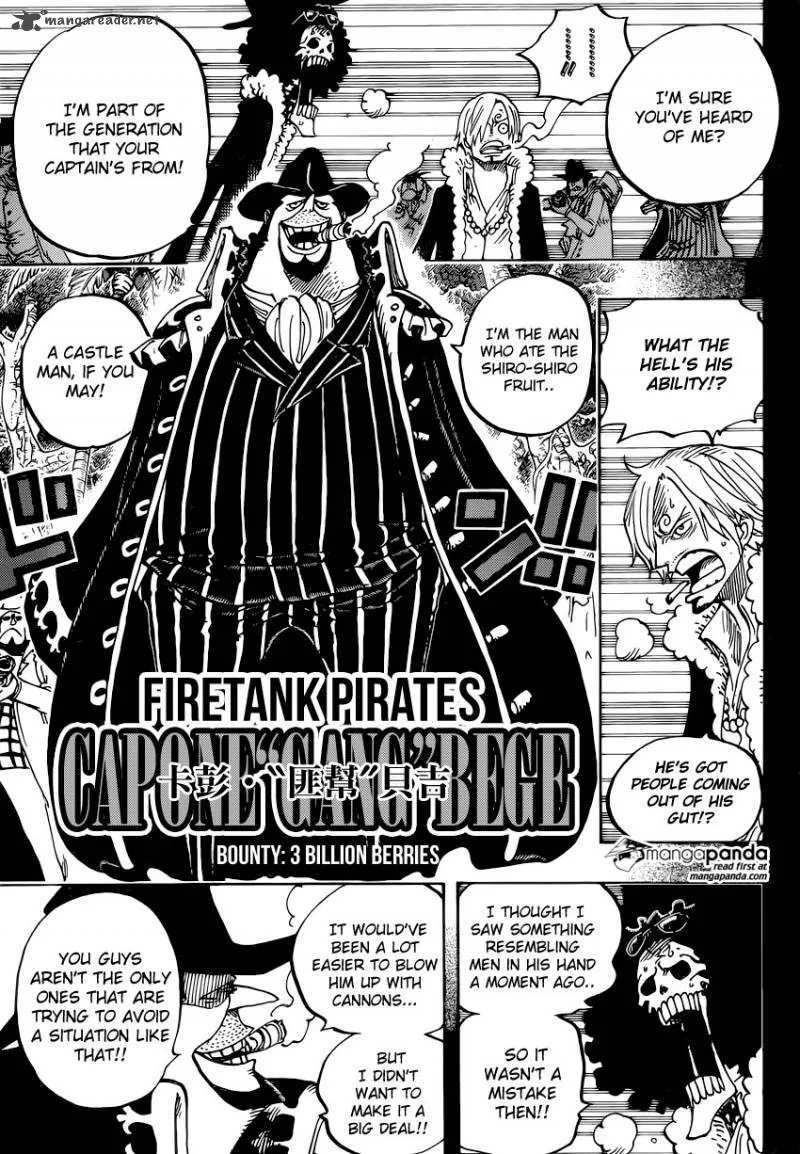 One Piece Chapter 812: Capone "Gang" Bege – Page 13