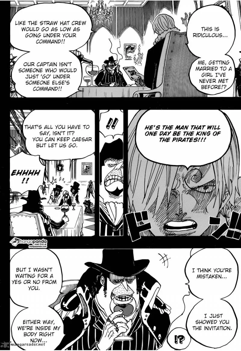 One Piece Chapter 813: An Invitation to the Tea Party – Page 6