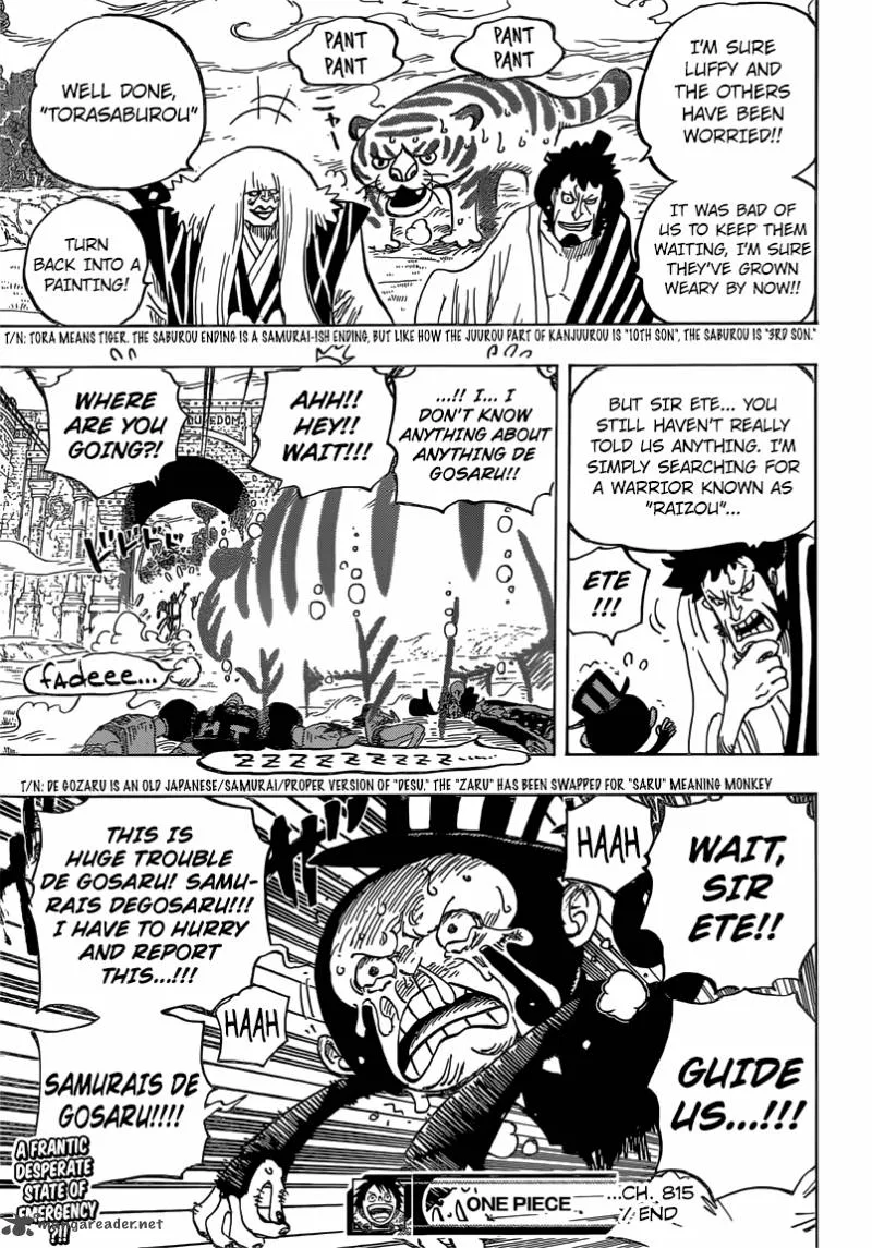 One Piece Chapter 815: Take Me With You – Page 19