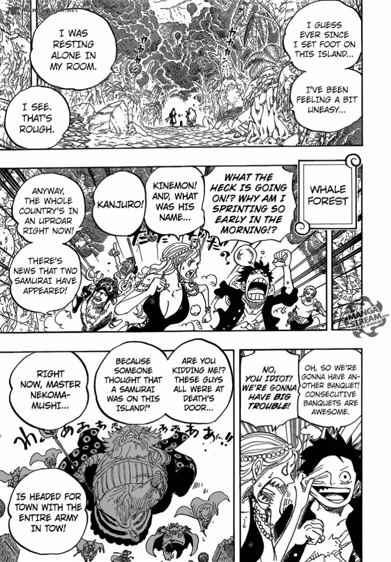 One Piece Chapter 816: Dog vs Cat – Page 7