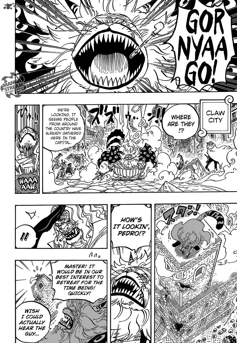 One Piece Chapter 816: Dog vs Cat – Page 8