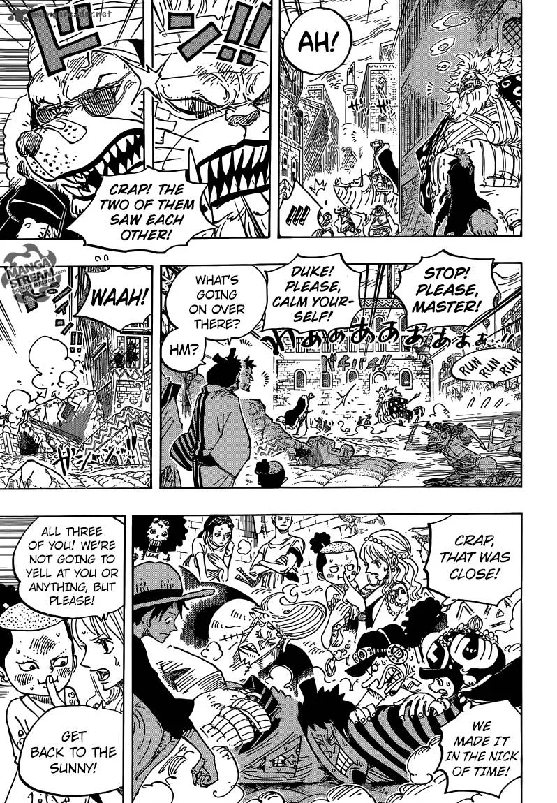 One Piece Chapter 816: Dog vs Cat – Page 9