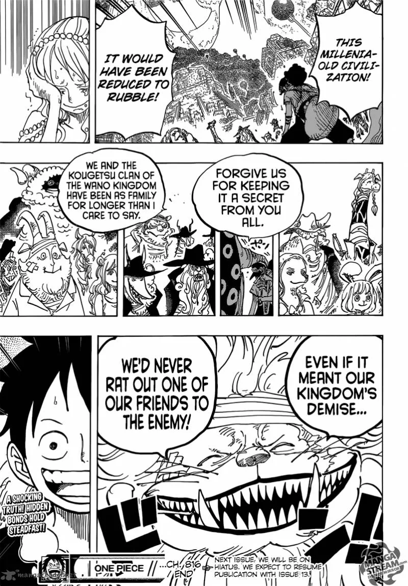 One Piece Chapter 816: Dog vs Cat – Page 18