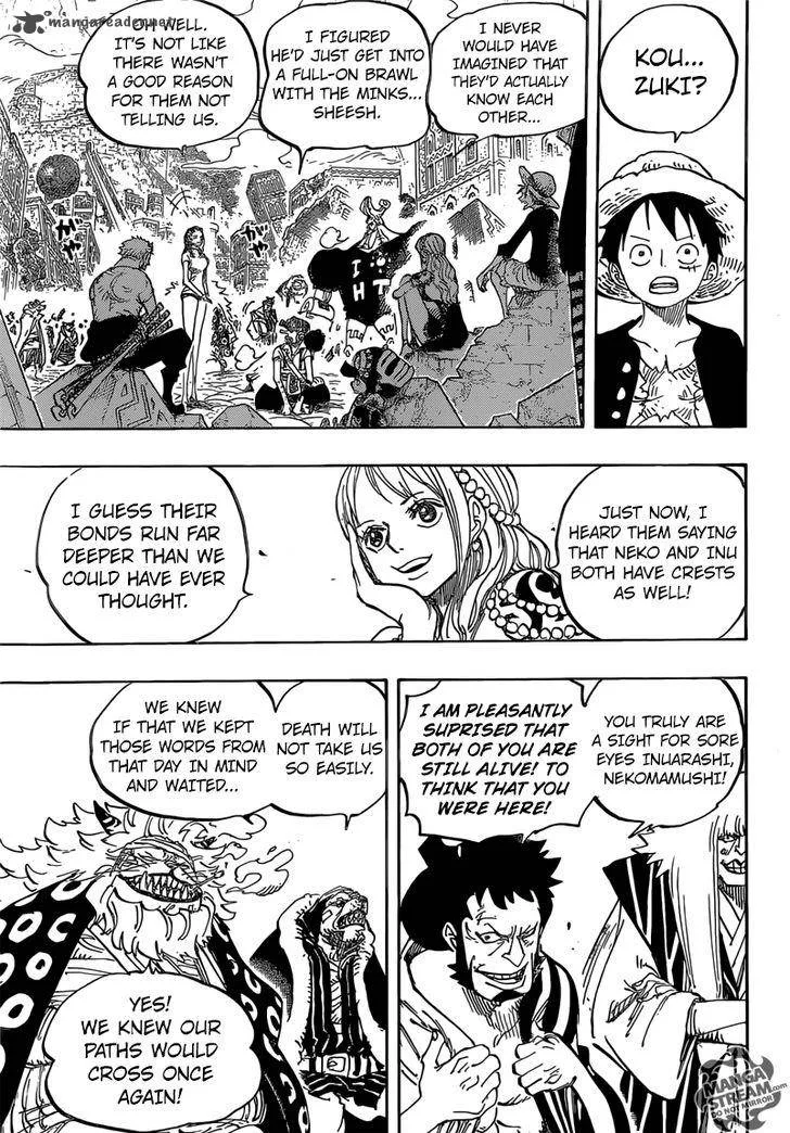One Piece Chapter 817: Raizou Of The Mist – Page 5