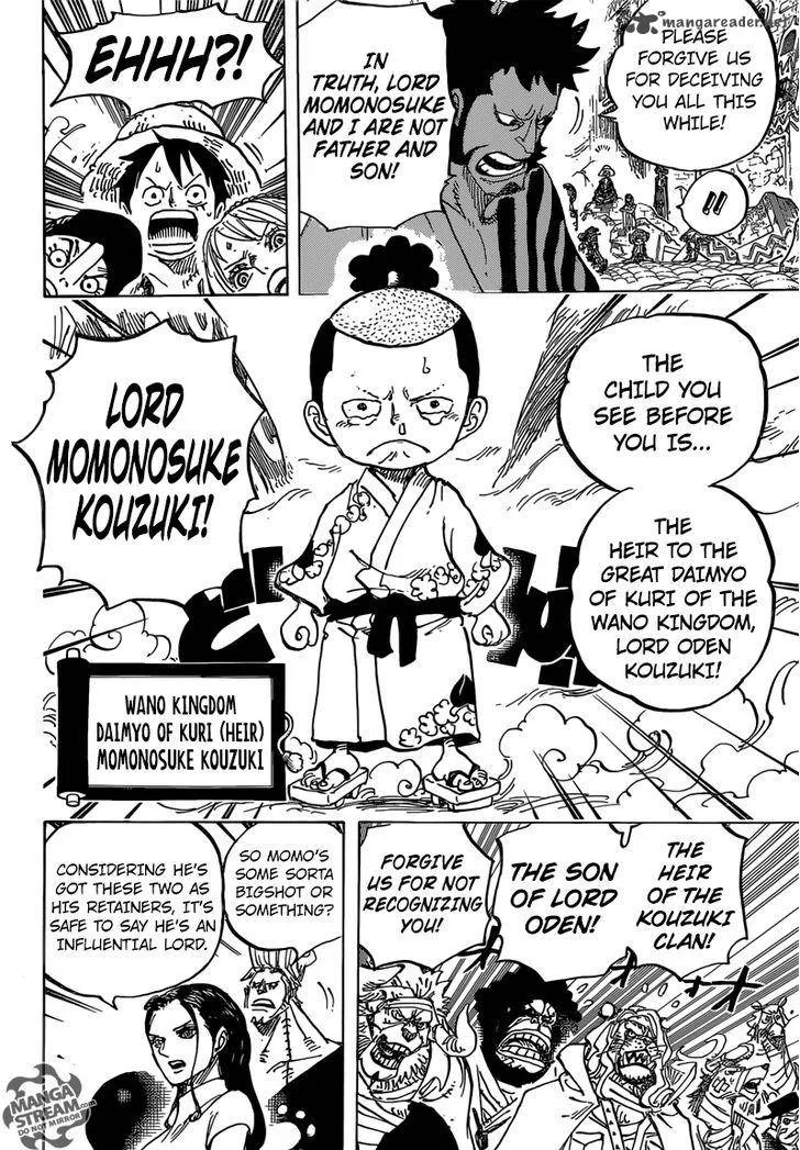 One Piece Chapter 817: Raizou Of The Mist – Page 8