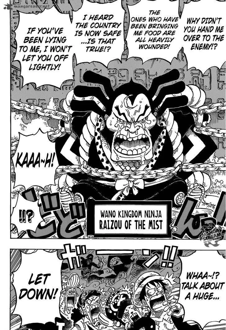 One Piece Chapter 817: Raizou Of The Mist – Page 14