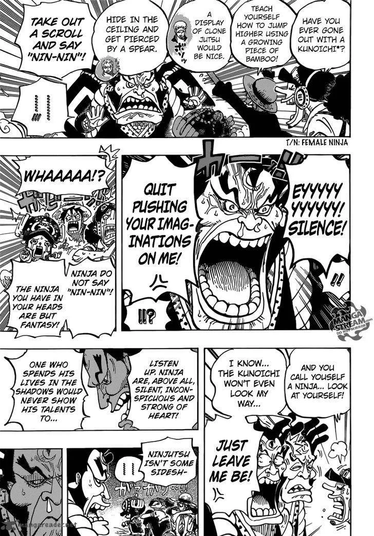One Piece Chapter 817: Raizou Of The Mist – Page 17