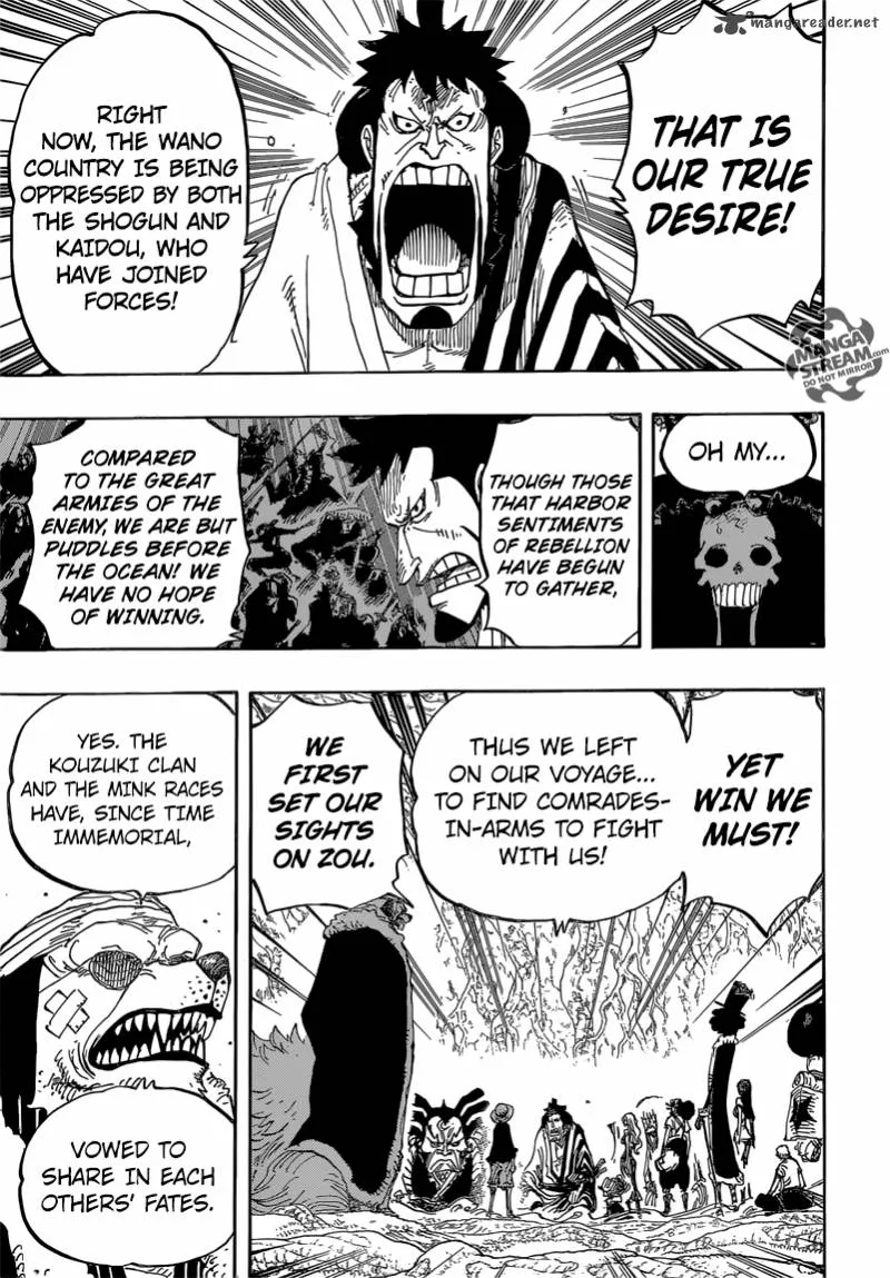 One Piece Chapter 819: Momonosuke, Heir of the Kouzuki Clan – Page 7
