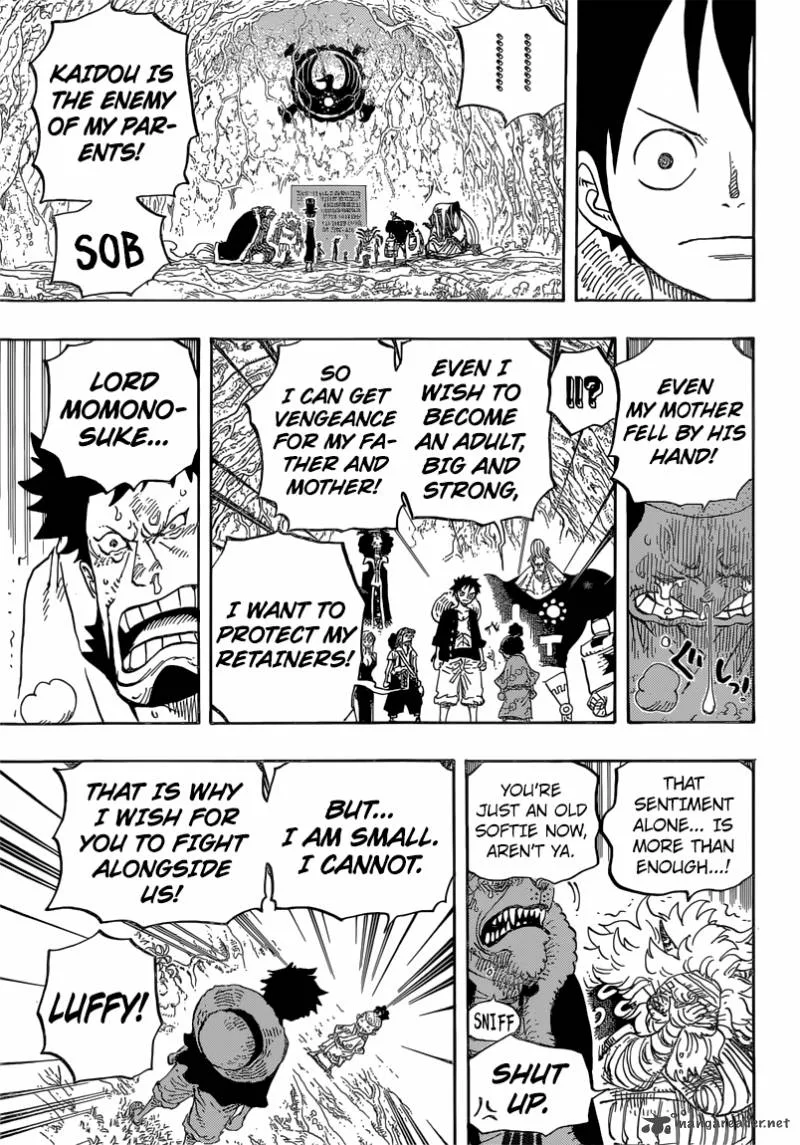 One Piece Chapter 819: Momonosuke, Heir of the Kouzuki Clan – Page 13