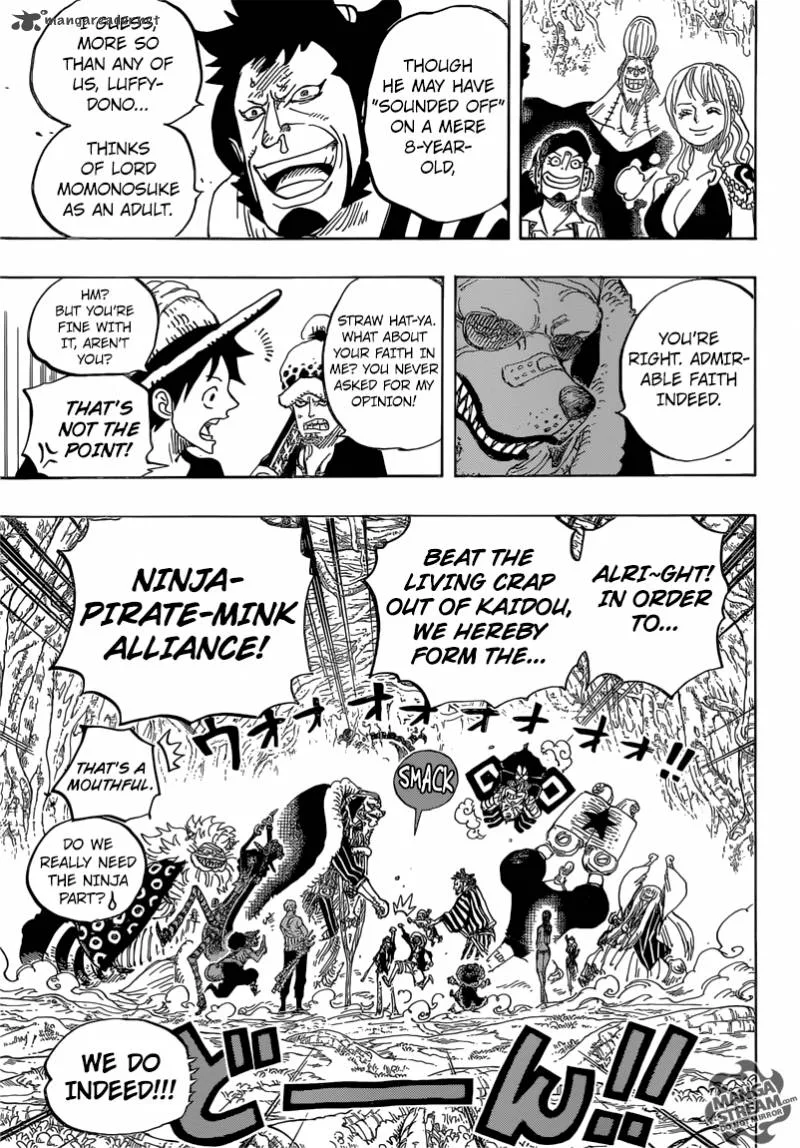 One Piece Chapter 819: Momonosuke, Heir of the Kouzuki Clan – Page 15