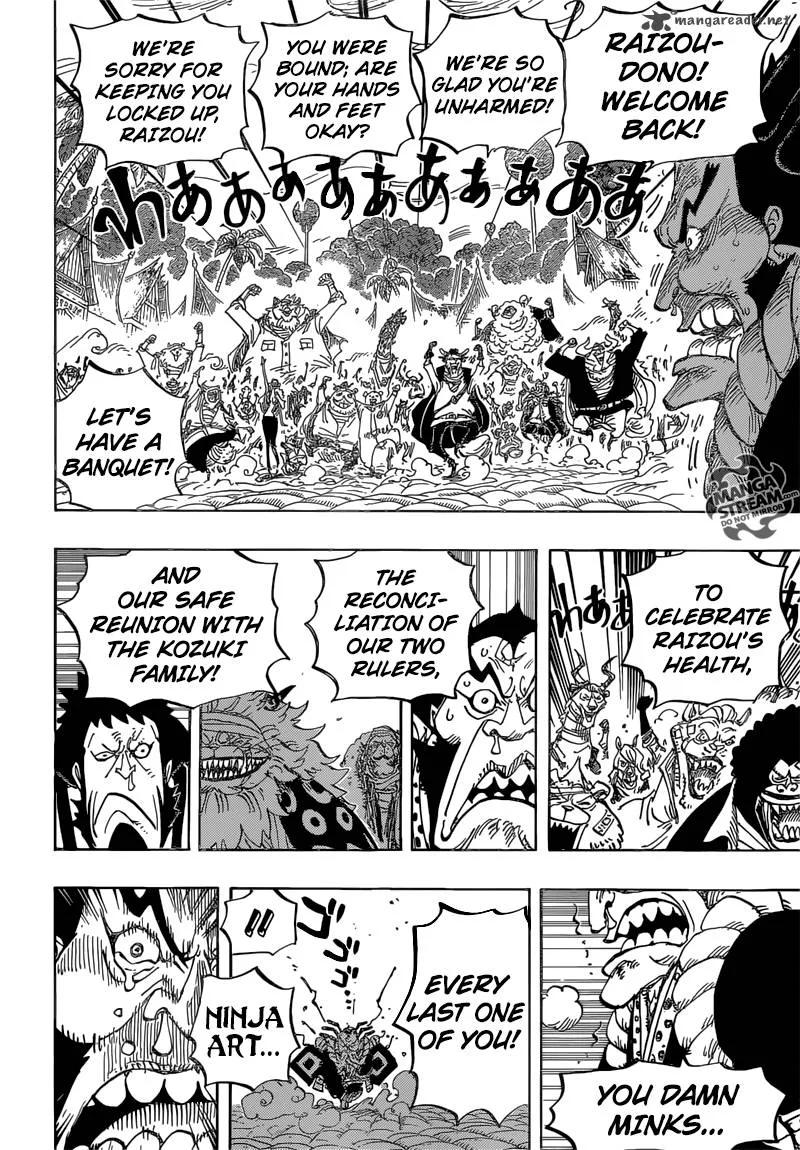 One Piece Chapter 820: Dog and Cat Have a History – Page 16