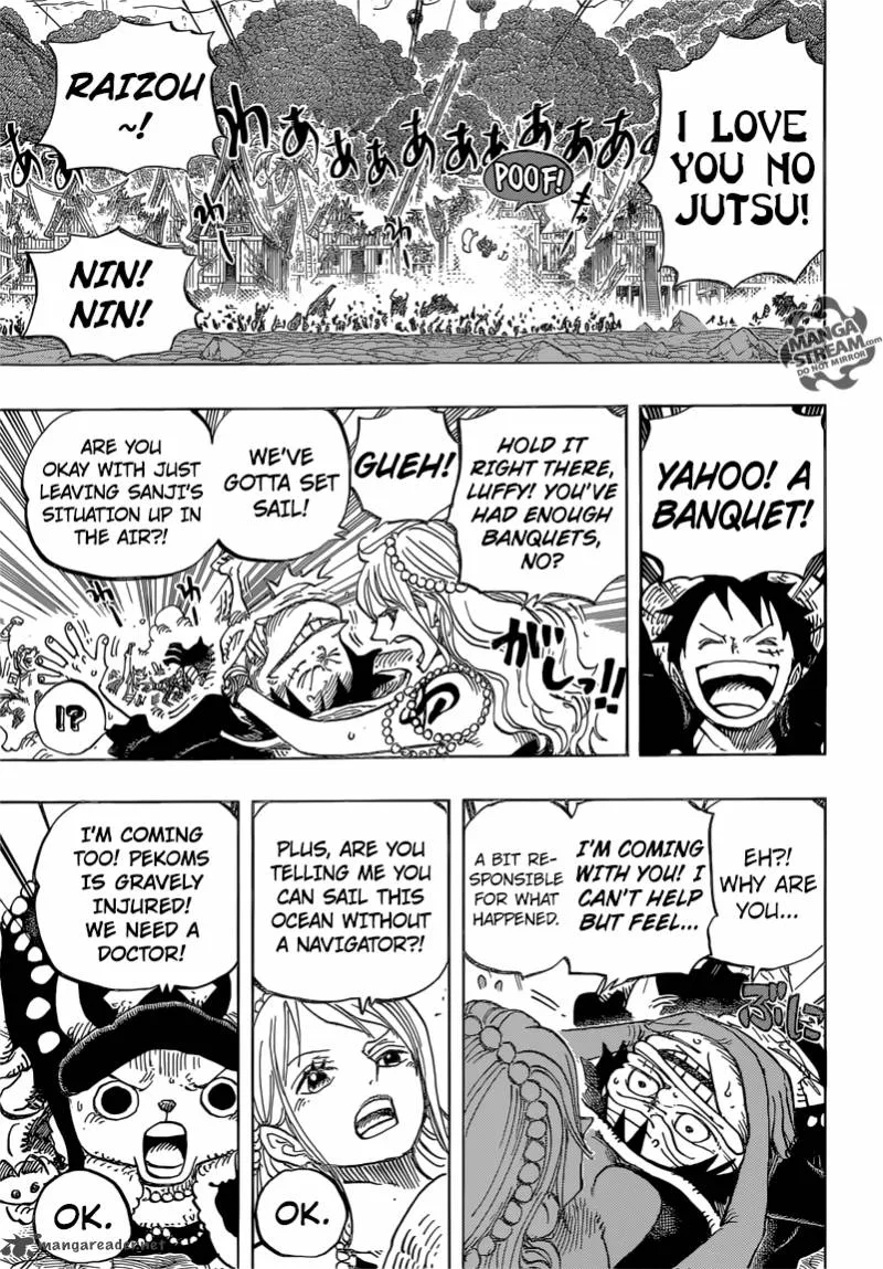 One Piece Chapter 820: Dog and Cat Have a History – Page 17