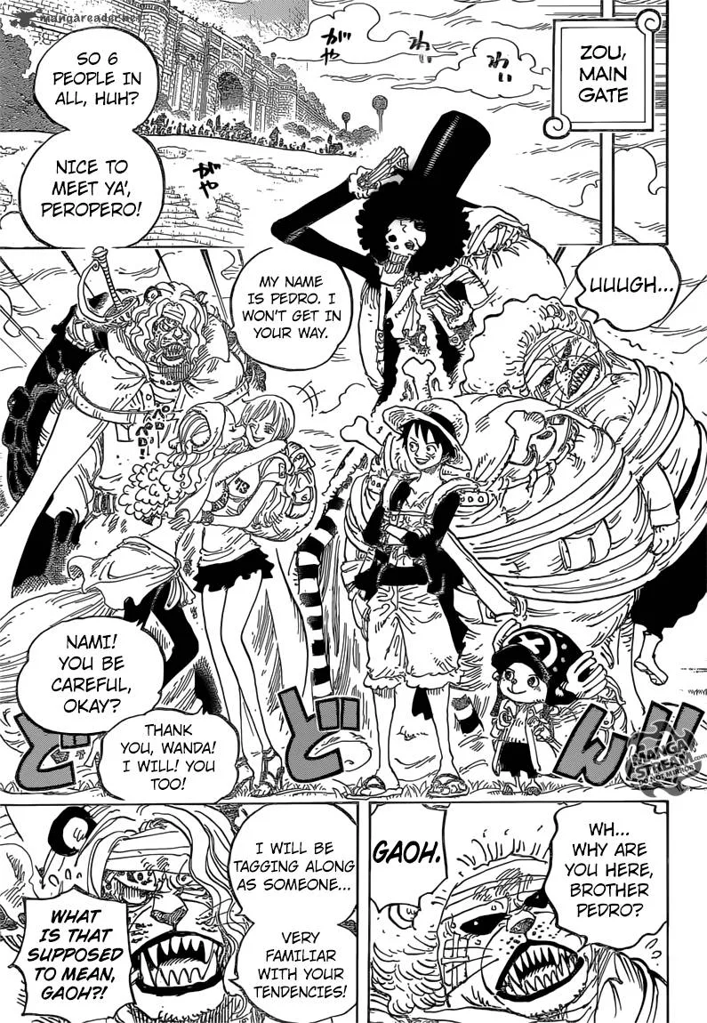 One Piece Chapter 822: Descending the Elephant – Page 15
