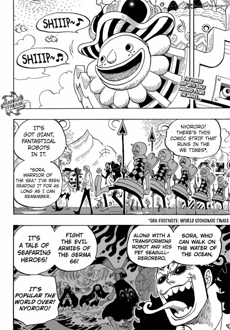 One Piece Chapter 825: The WE Times' Comic Strip – Page 4