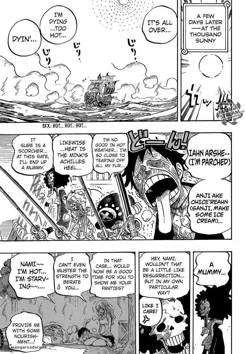 One Piece Chapter 825: The WE Times' Comic Strip – Page 9