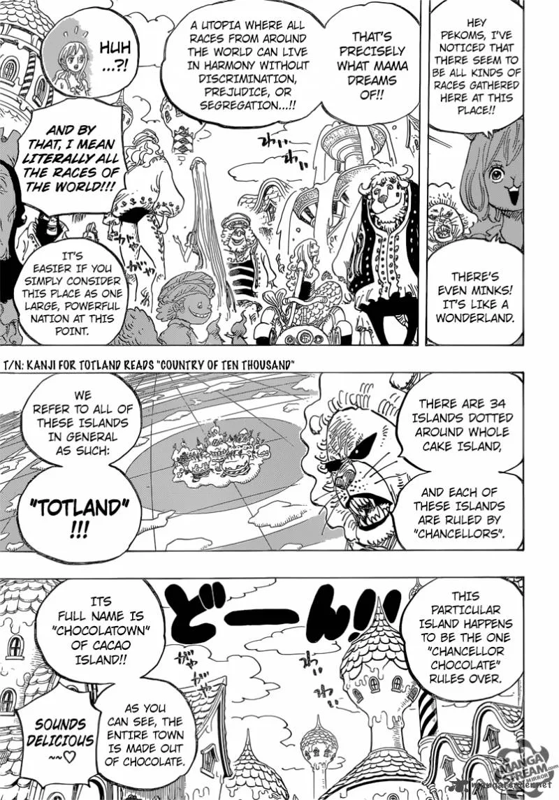 One Piece Chapter 827: Totland – Page 7