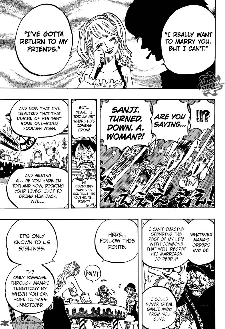 One Piece Chapter 828: 001 and 002 – Page 11
