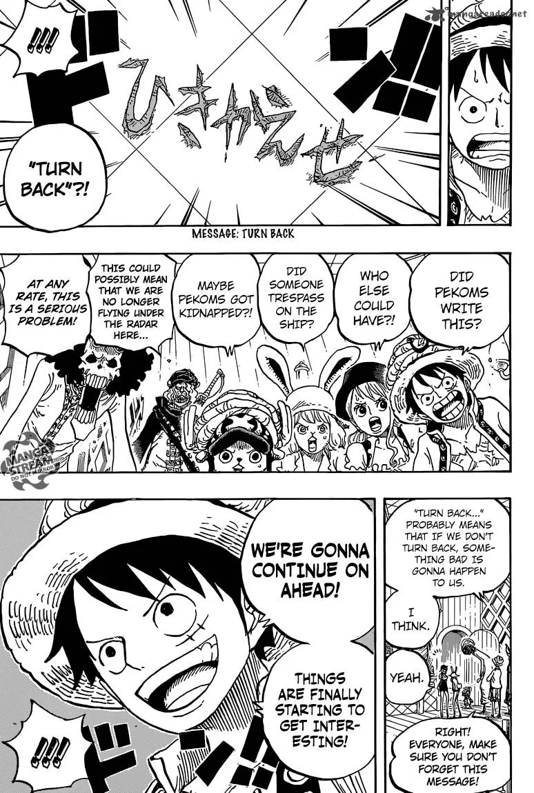 One Piece Chapter 828: 001 and 002 – Page 15