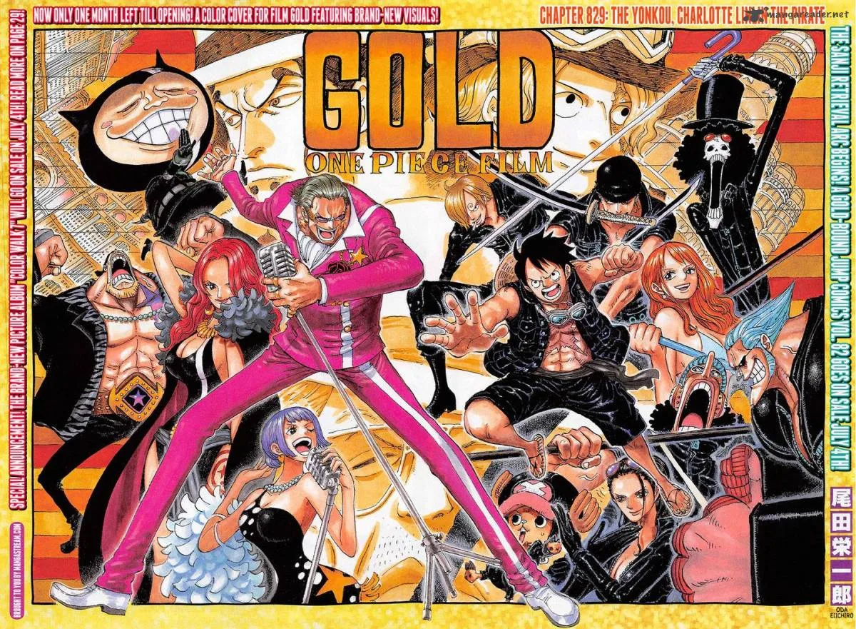 One Piece Chapter 829: The Yonkou, Charlotte Linlin The Pirate – Page 2