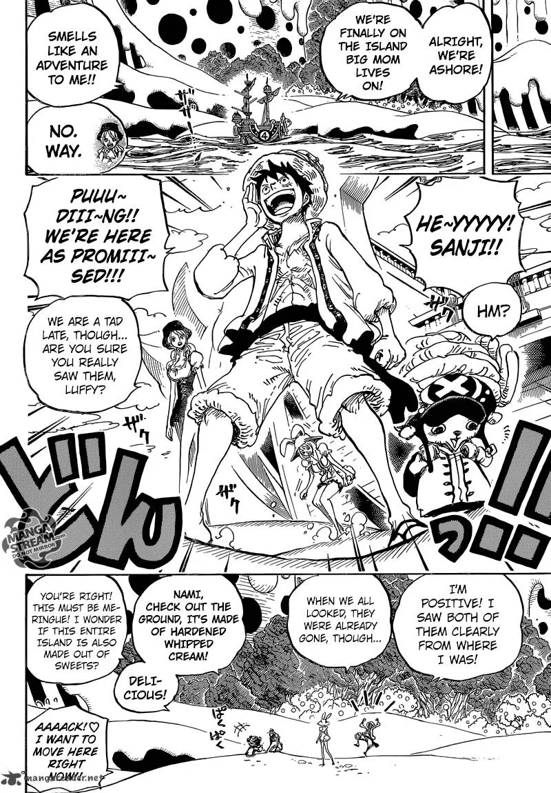 One Piece Chapter 831: Adventure In A Mysterious Forest – Page 6