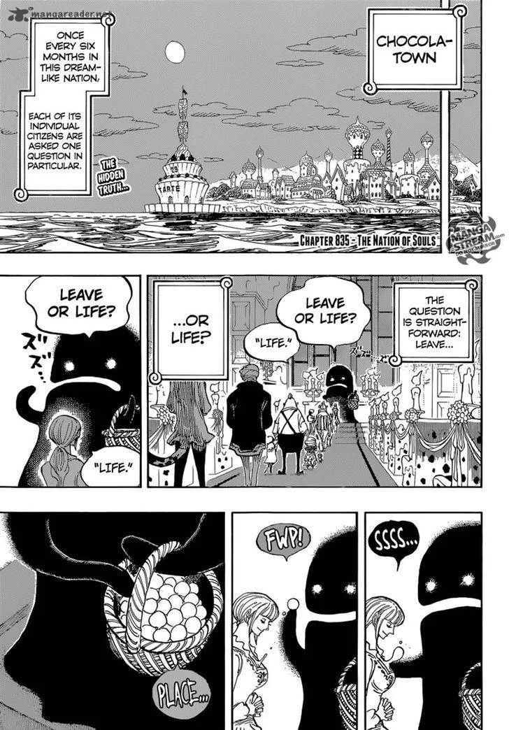 One Piece Chapter 835: The Nation of Souls – Page 5