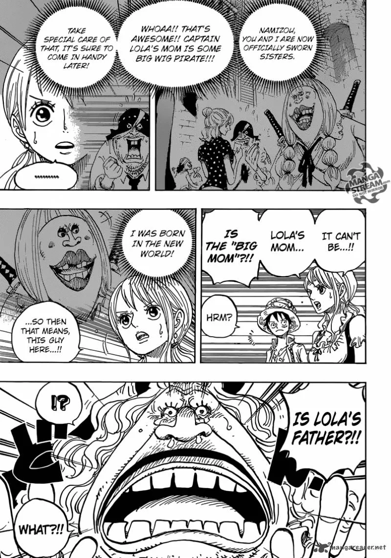 One Piece Chapter 836: The Vivre Card Lola Gave – Page 3