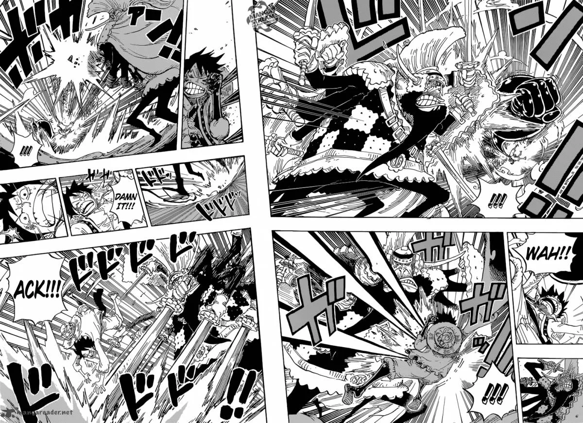One Piece Chapter 837: Luffy vs Commander Cracker – Page 6