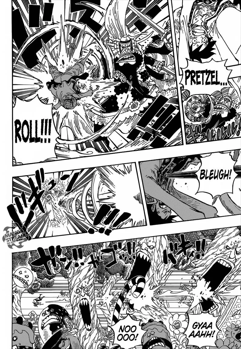 One Piece Chapter 837: Luffy vs Commander Cracker – Page 7