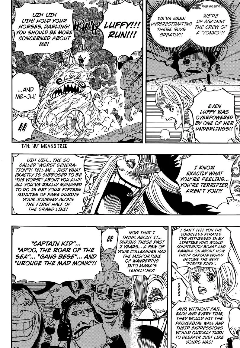 One Piece Chapter 837: Luffy vs Commander Cracker – Page 9