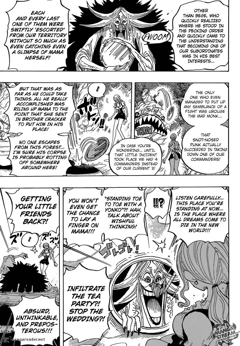 One Piece Chapter 837: Luffy vs Commander Cracker – Page 10