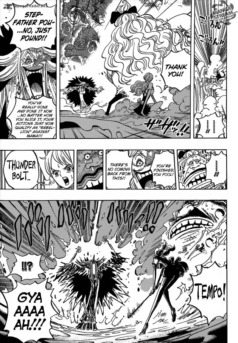 One Piece Chapter 837: Luffy vs Commander Cracker – Page 12