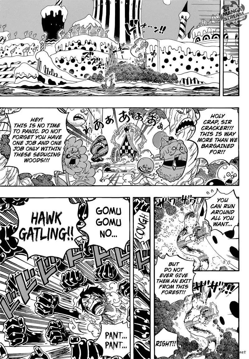 One Piece Chapter 837: Luffy vs Commander Cracker – Page 14