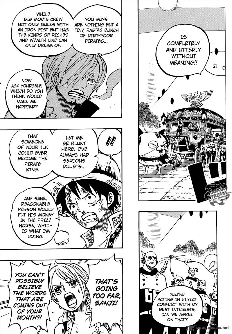 One Piece Chapter 844: Luffy vs. Sanji – Page 5