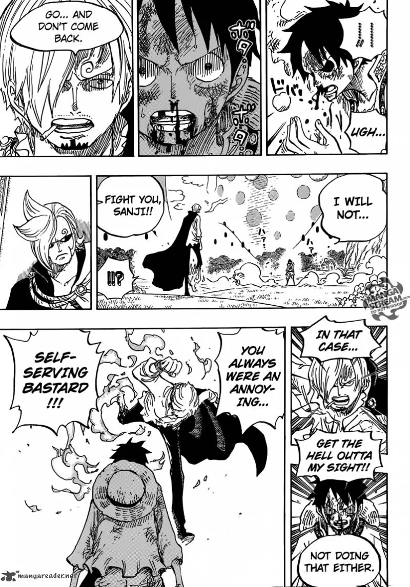 One Piece Chapter 844: Luffy vs. Sanji – Page 9