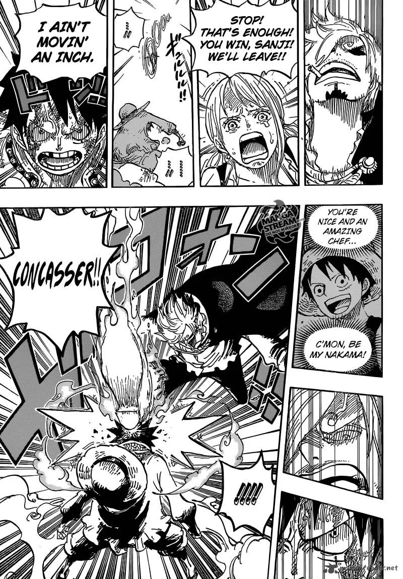One Piece Chapter 844: Luffy vs. Sanji – Page 13