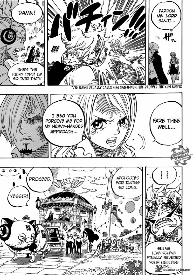 One Piece Chapter 844: Luffy vs. Sanji – Page 15