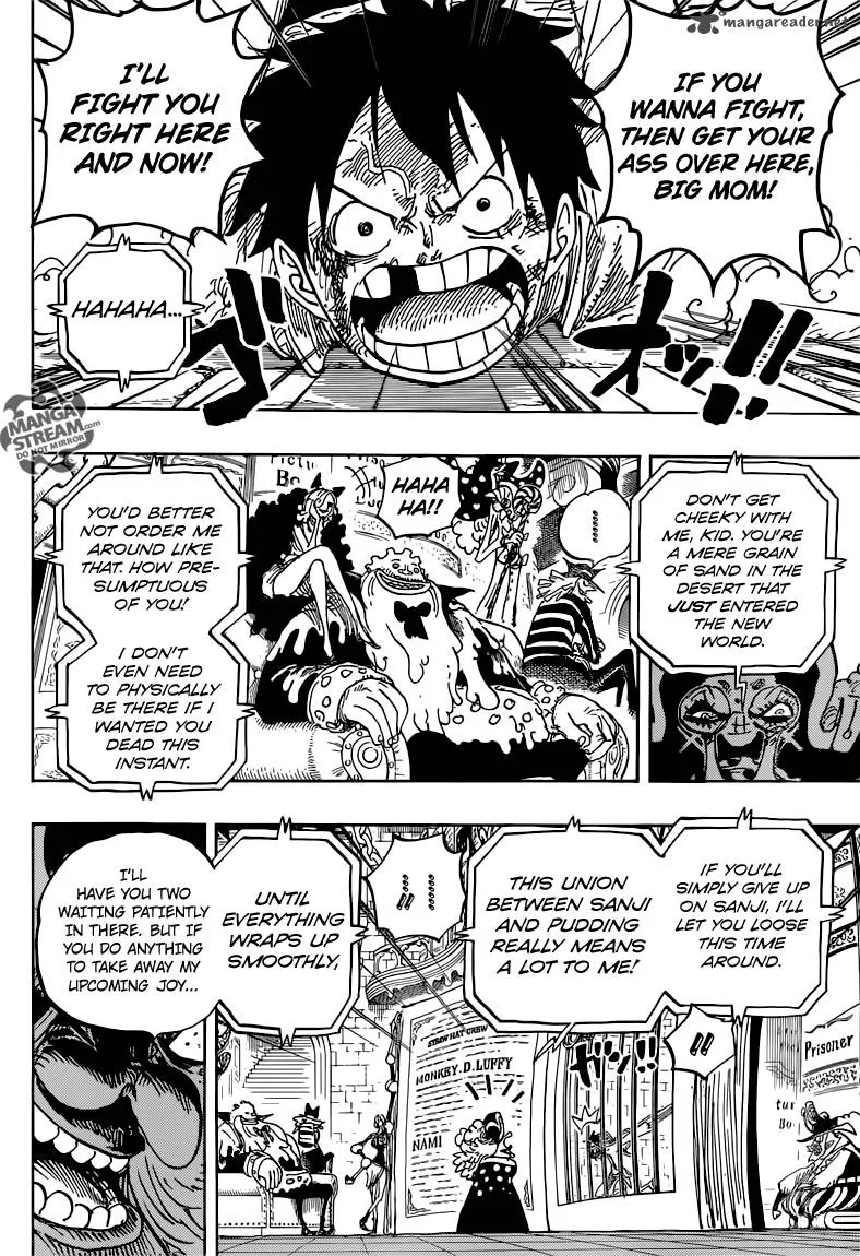 One Piece Chapter 847: Luffy And BigMom – Page 12