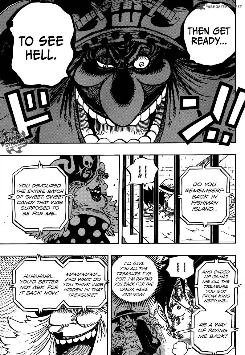 One Piece Chapter 847: Luffy And BigMom – Page 13