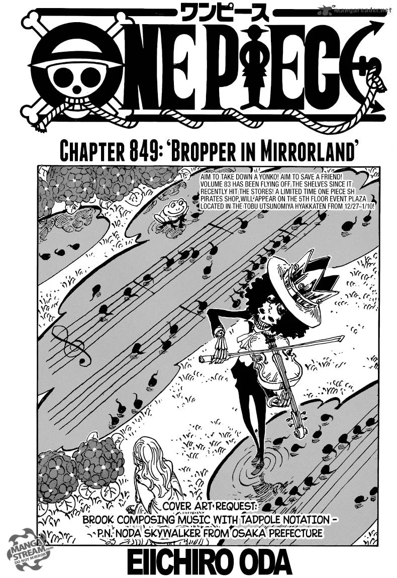 One Piece Chapter 849: Bropper in Mirrorland – Page 2