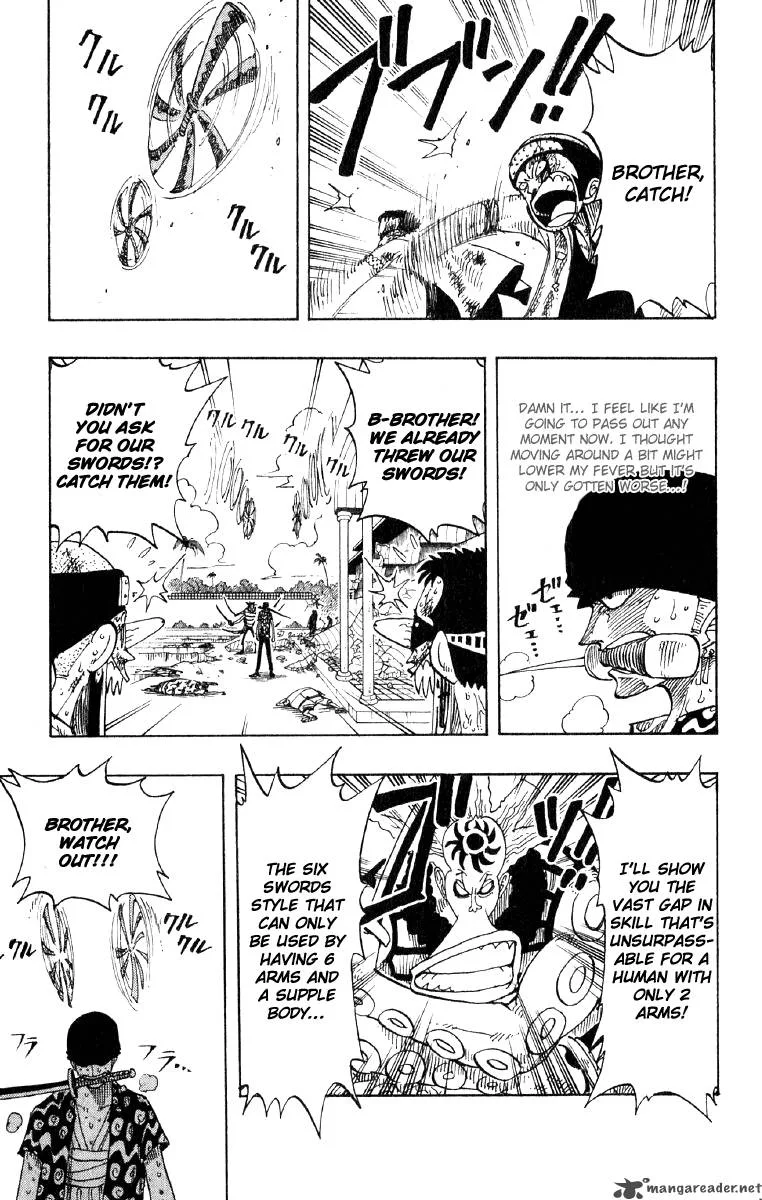 One Piece Chapter 85: Three Swords Vs Six Swords – Page 3