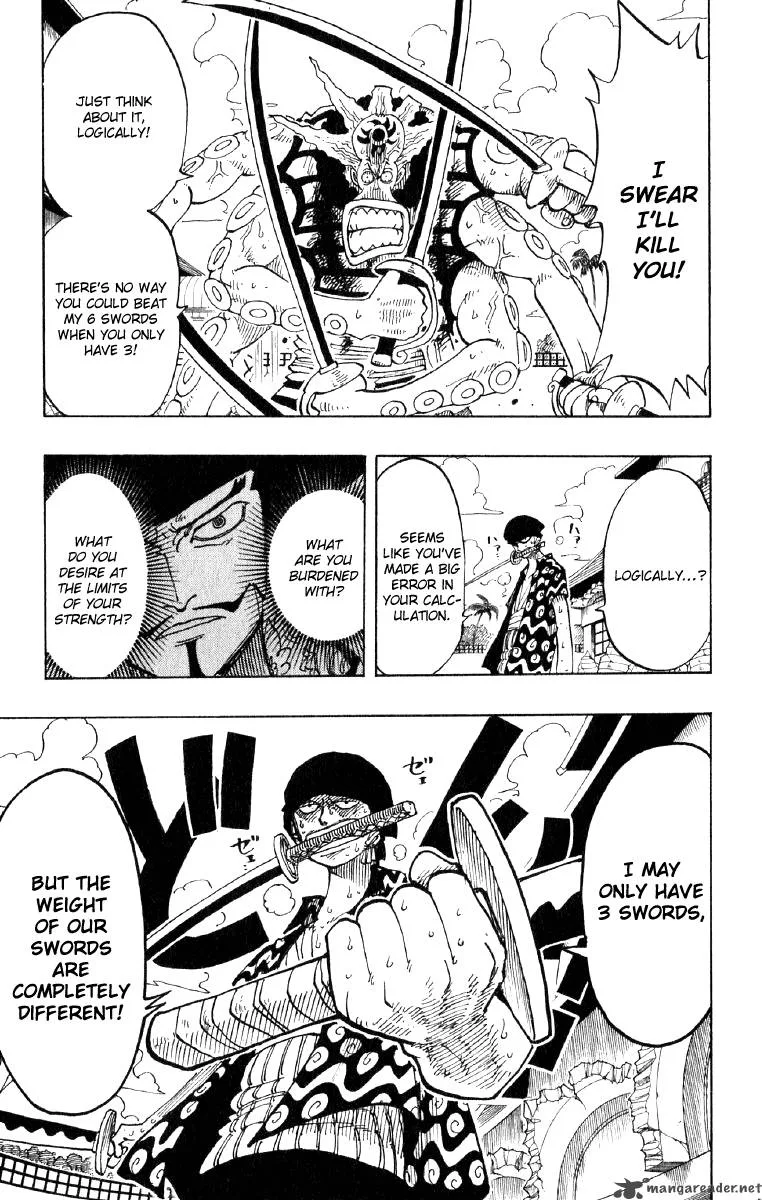 One Piece Chapter 85: Three Swords Vs Six Swords – Page 7