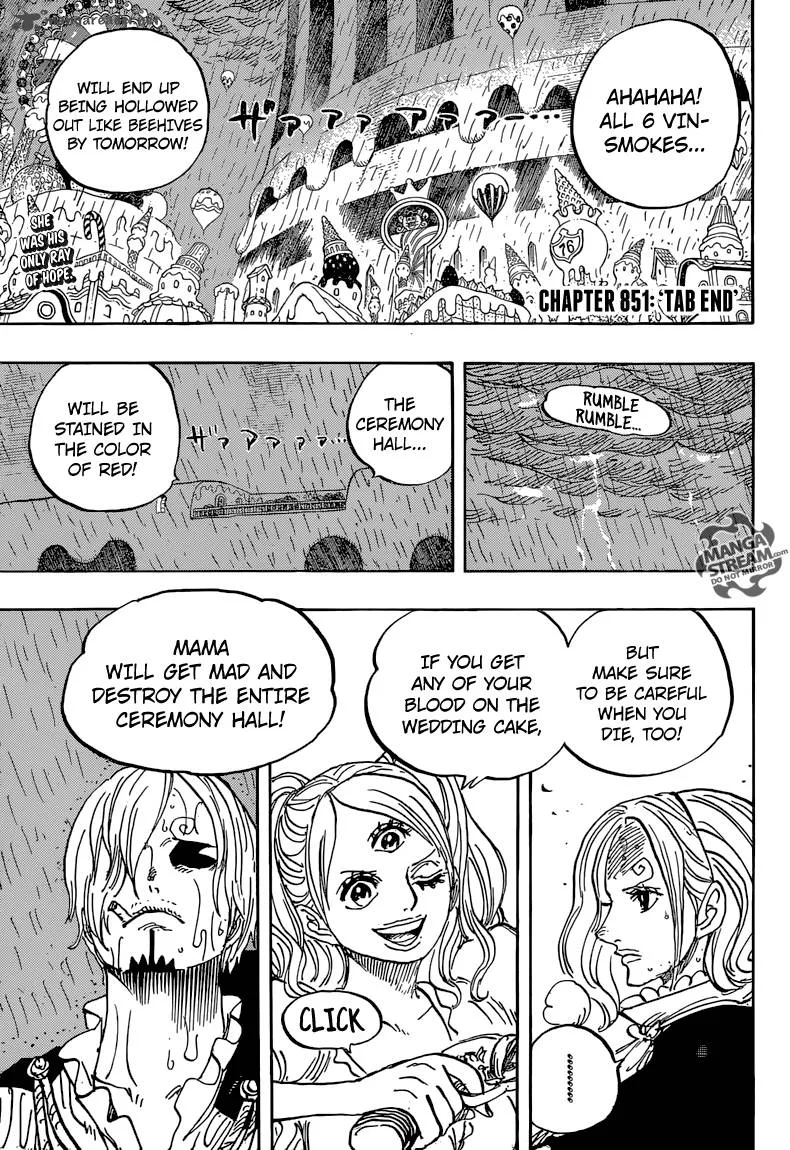 One Piece Chapter 851: Tab END – Page 3