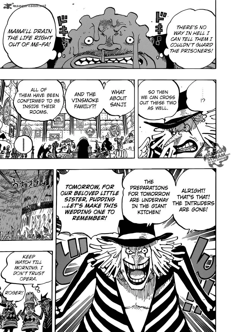 One Piece Chapter 854: What Are You doing!?? – Page 14