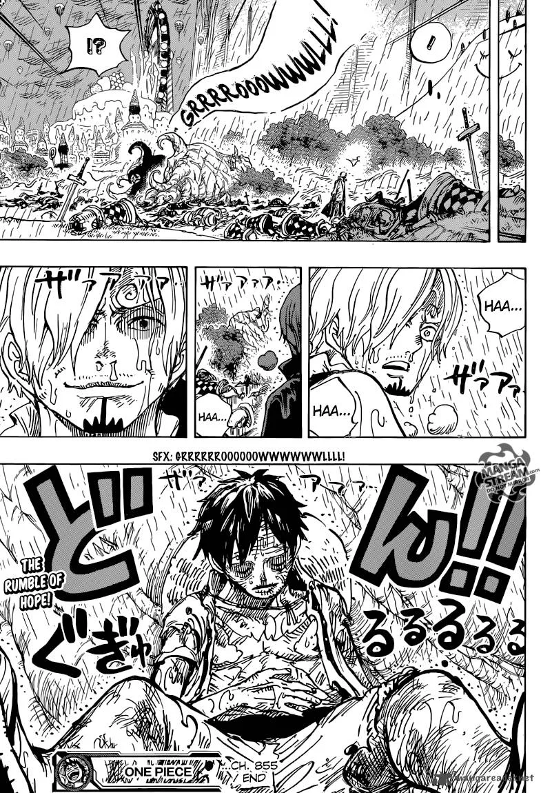 One Piece Chapter 855: GRRRROOOWWLL!! – Page 16