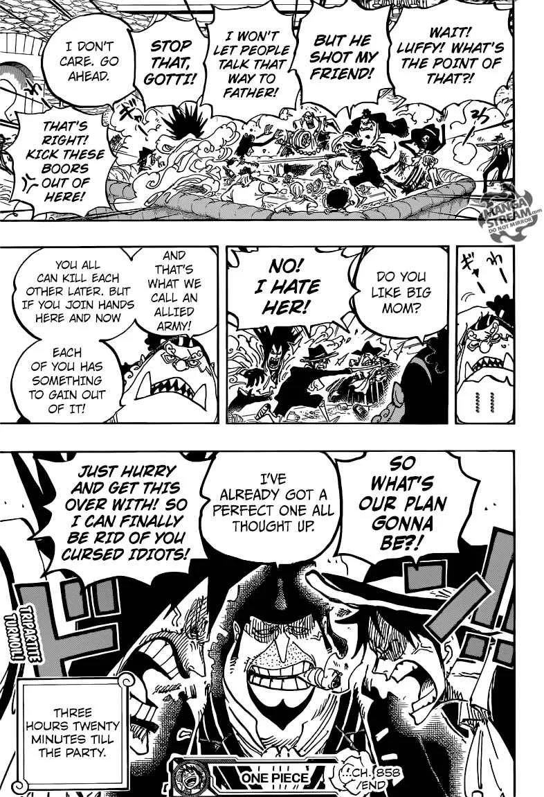 One Piece Chapter 858: Meeting – Page 17