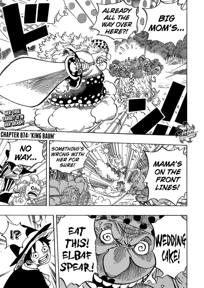 One Piece Chapter 874: King Baum – Page 2