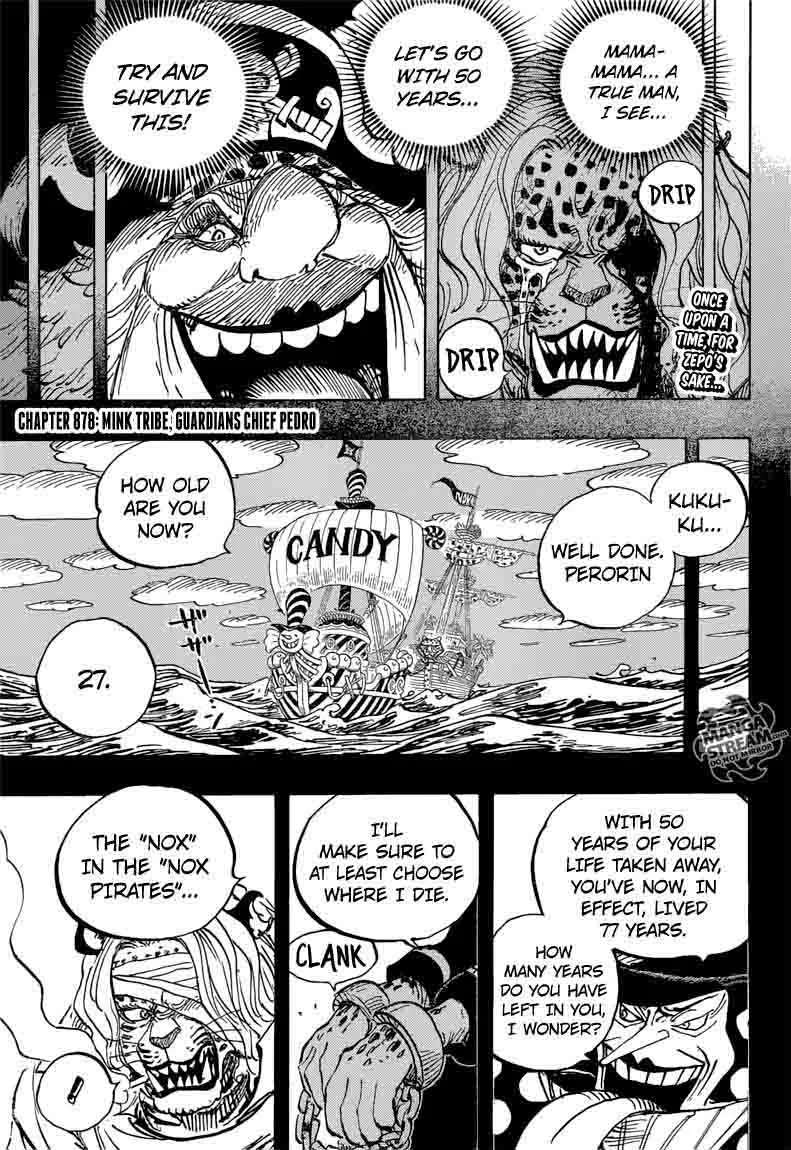 One Piece Chapter 878: Mink Tribe, Guardians Chief Pedro – Page 3