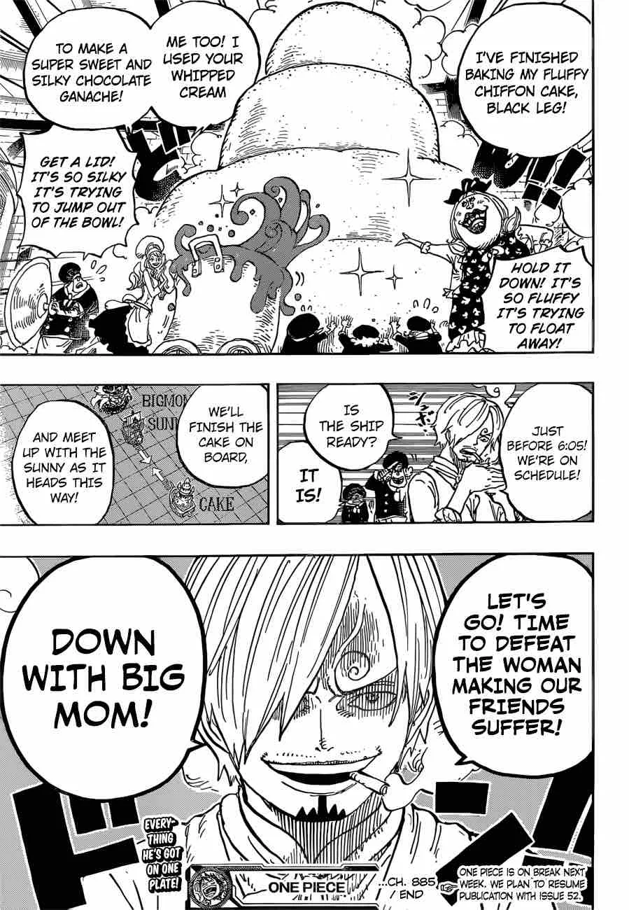 One Piece Chapter 885: Its Brulee – Page 15
