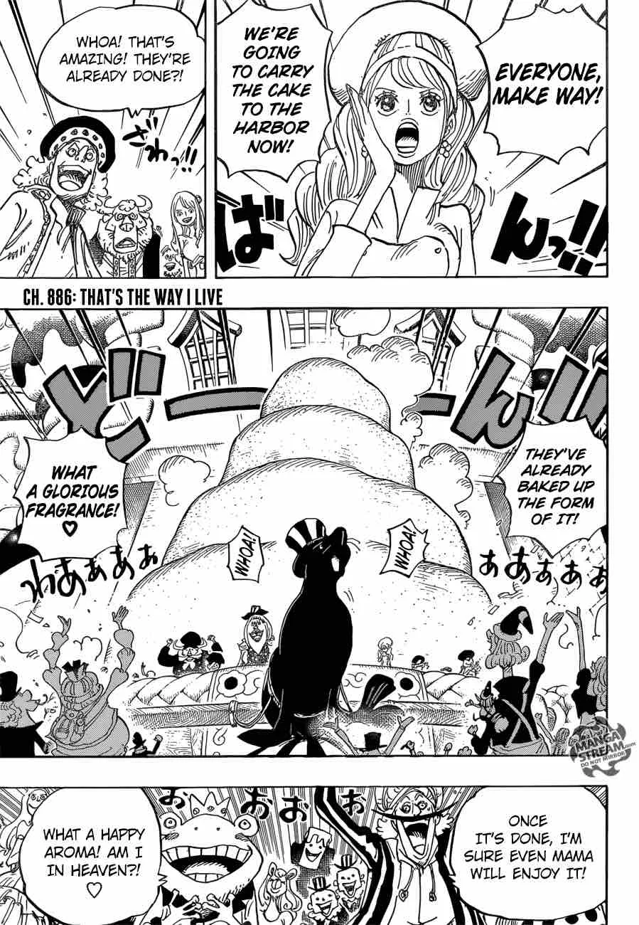 One Piece Chapter 886: Thats the way I Live – Page 2